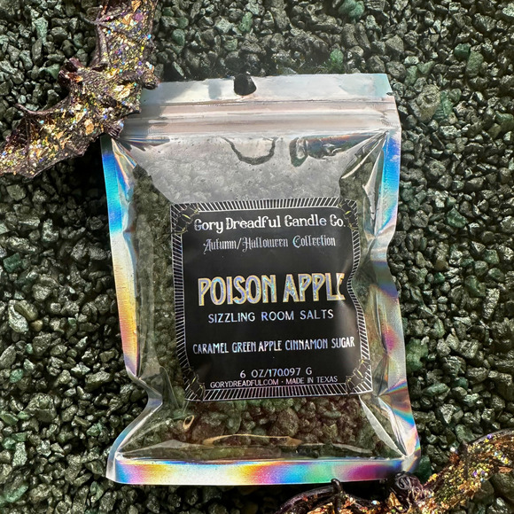 Poison Apple Sizzling Room Salt Potpourri: Caramel Green Apple Cinnamon Sugar - Picture 5 of 10